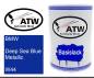 Preview: BMW, Deep Sea Blue Metallic, W44: 500ml Lackdose, von ATW Autoteile West.